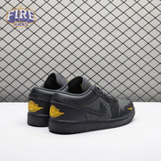Jordan 1 Low Black Elephant Print IM6568-010 Unisex