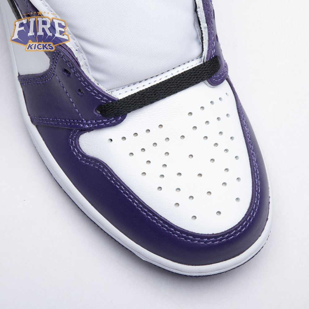 Jordan 1 Retro High Court Purple White Men's