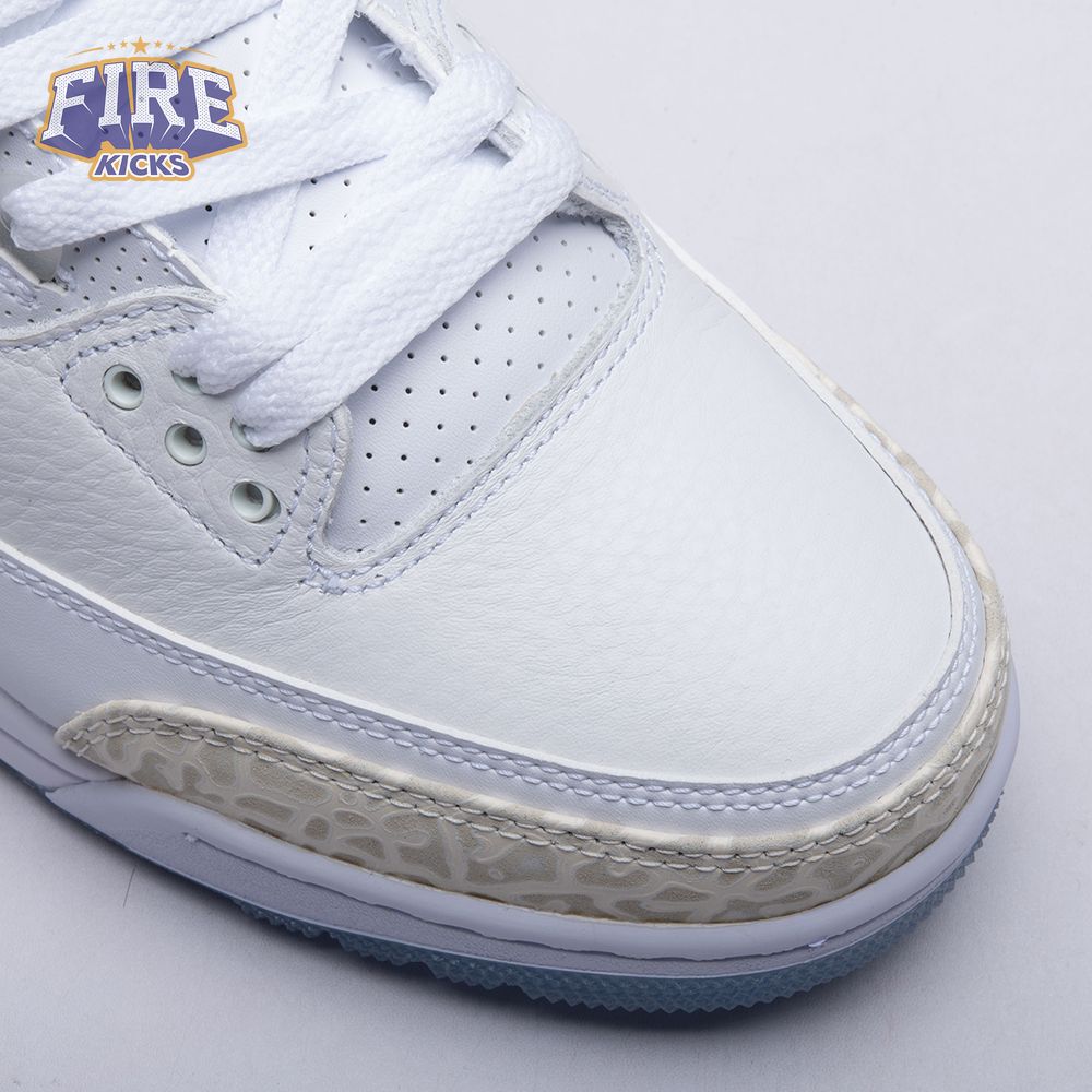 Jordan 3 Retro Pure White 136064-111 Unisex