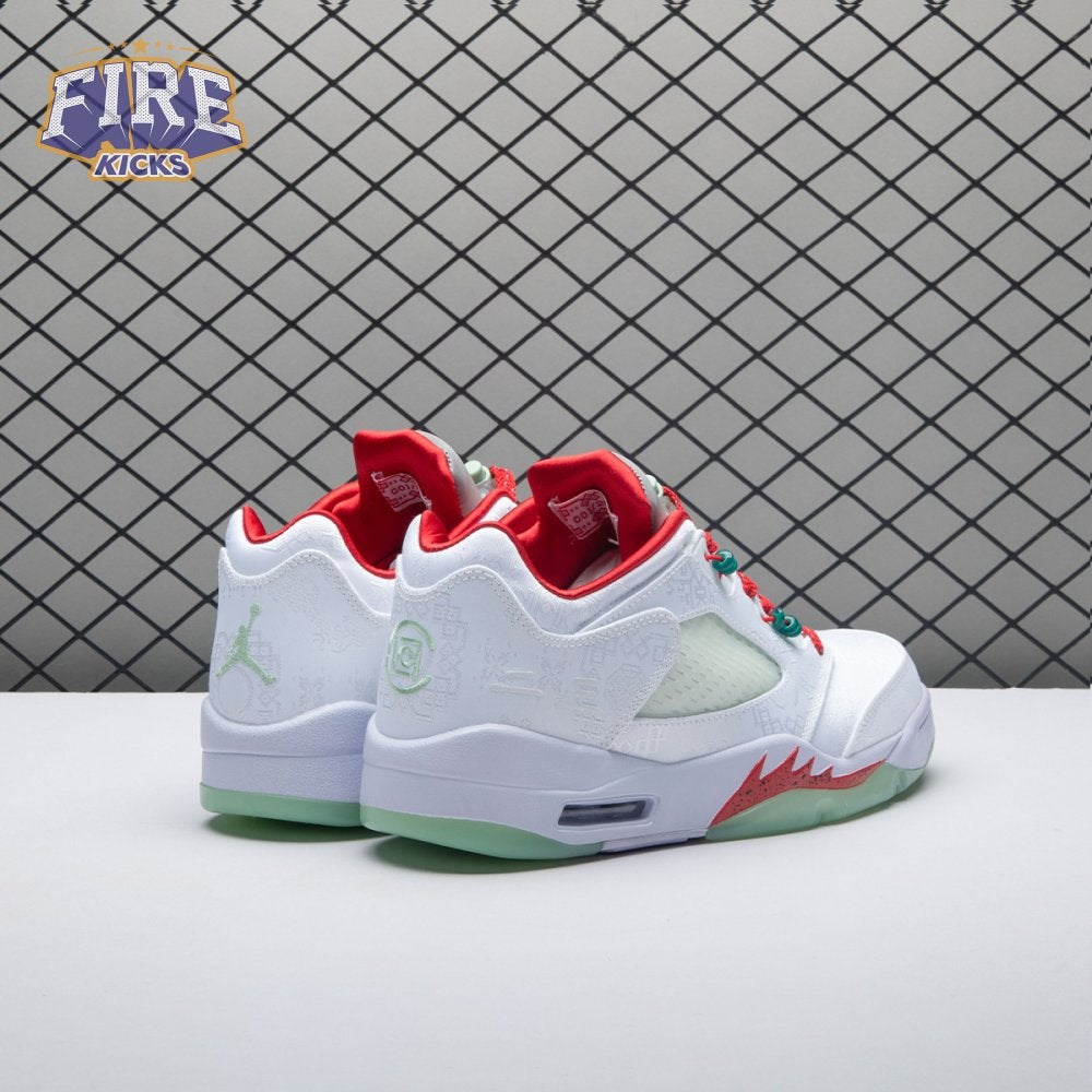 Jordan 5 Retro Low CLOT White Silk 20th Anniversary 1551183 Unisex