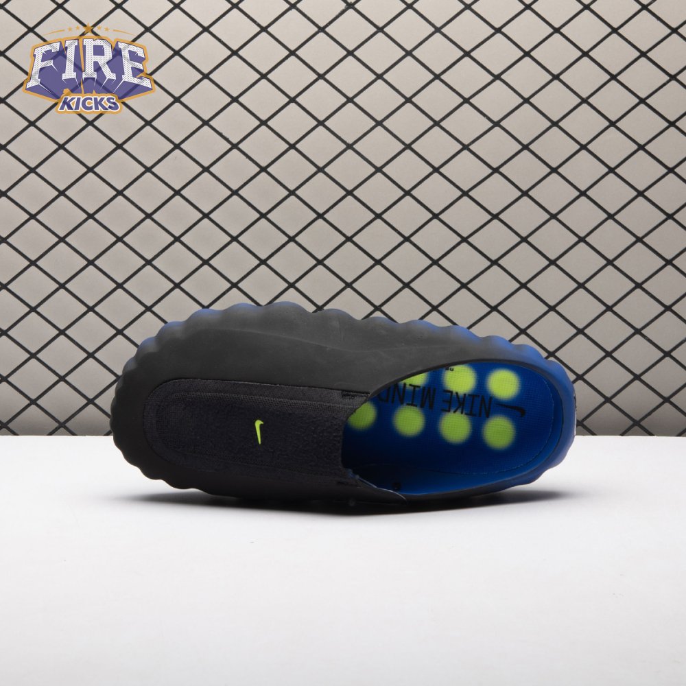 Nike Mind 001 Flyknit Slide Hyper Royal Black IR2175-400 Unisex（Size Up Recommended）