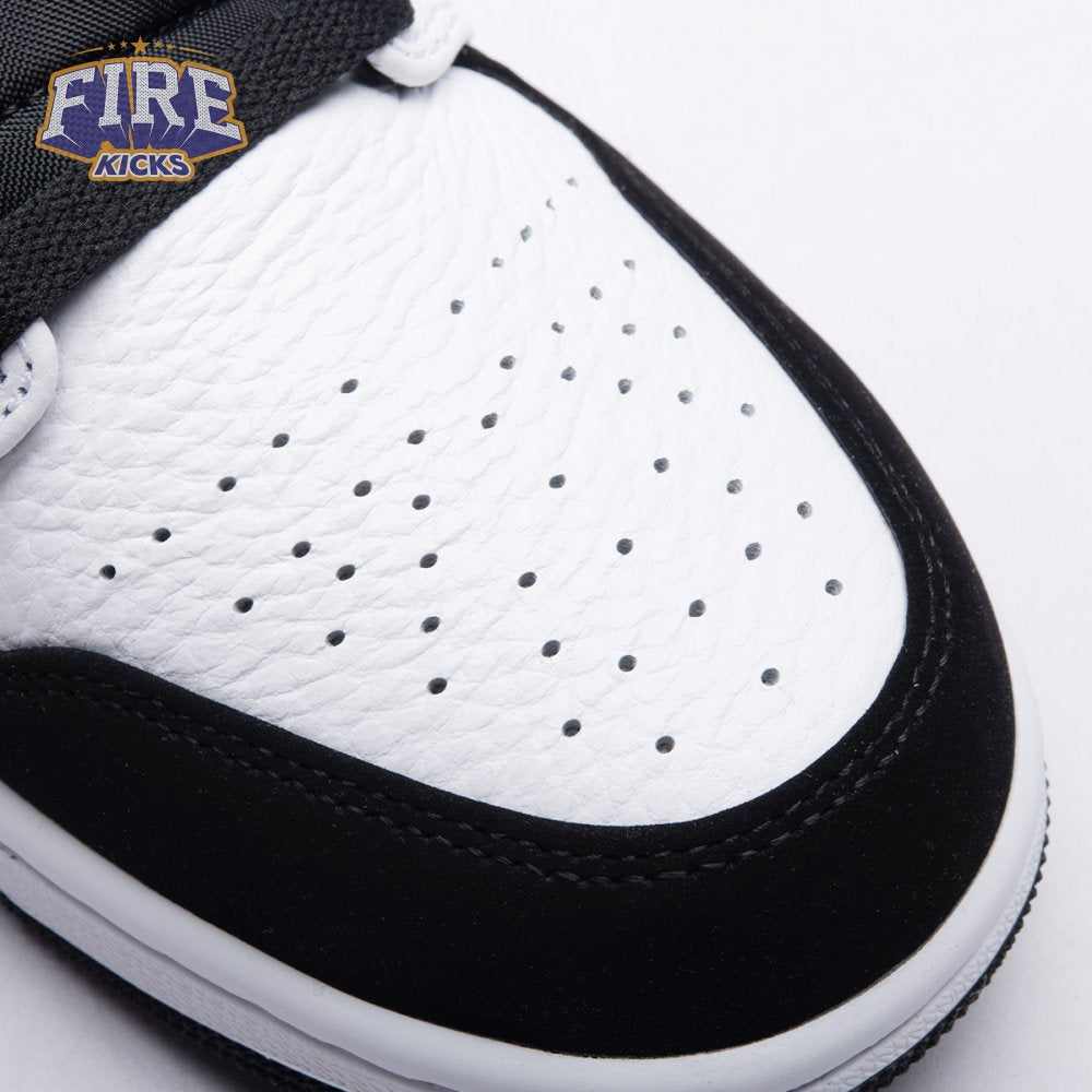 Air Jordan 1 Mid White Black Unisex