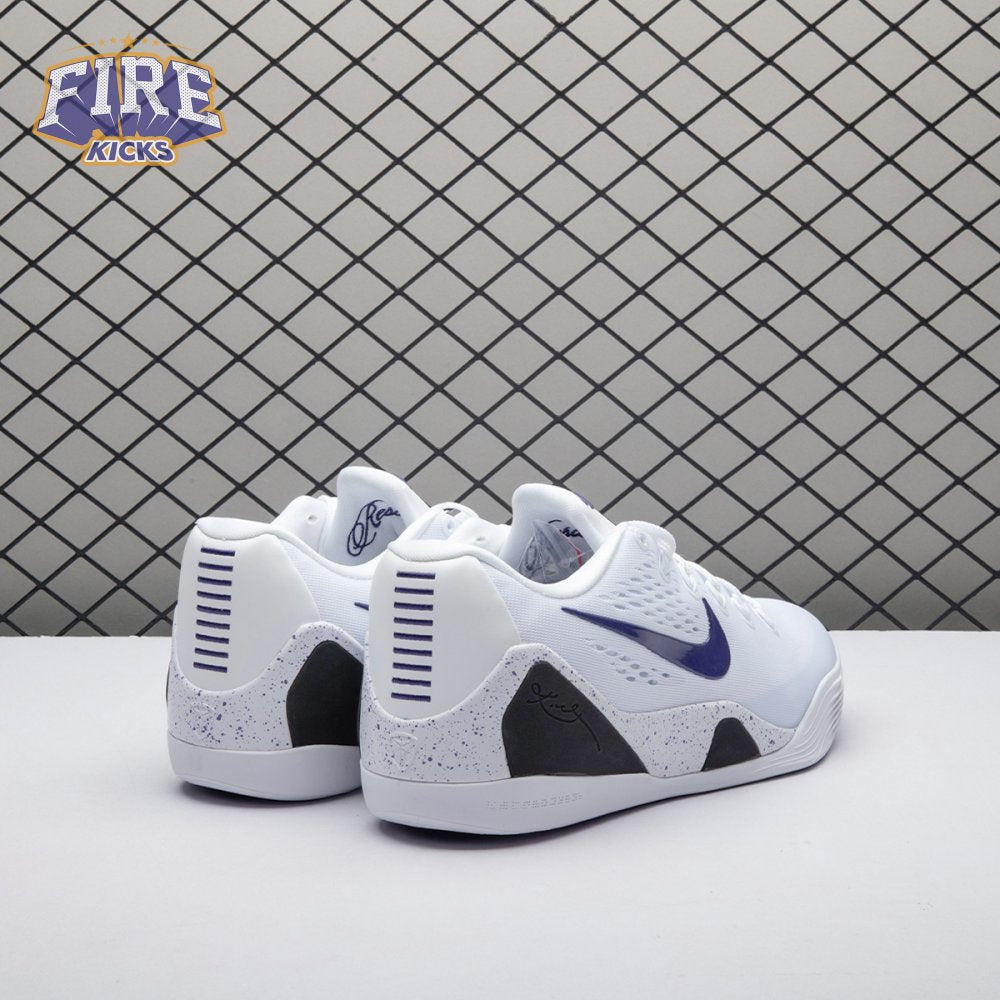 Nike Kobe 9 Elite Low EM Protro White Court Purple IH1401-100 Unisex