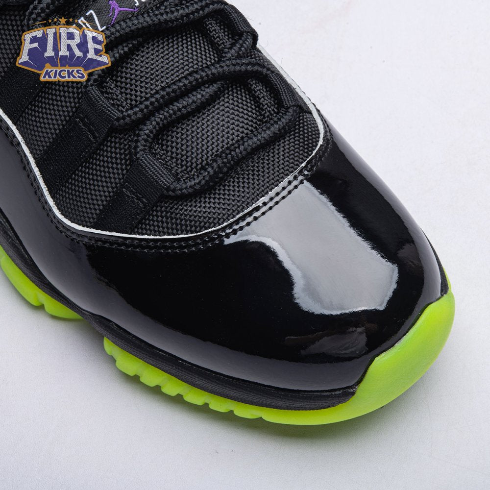 Air Jordan 11 GS Black Barely Volt Men's