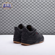 Jordan 4 Retro Levi's Black Men's