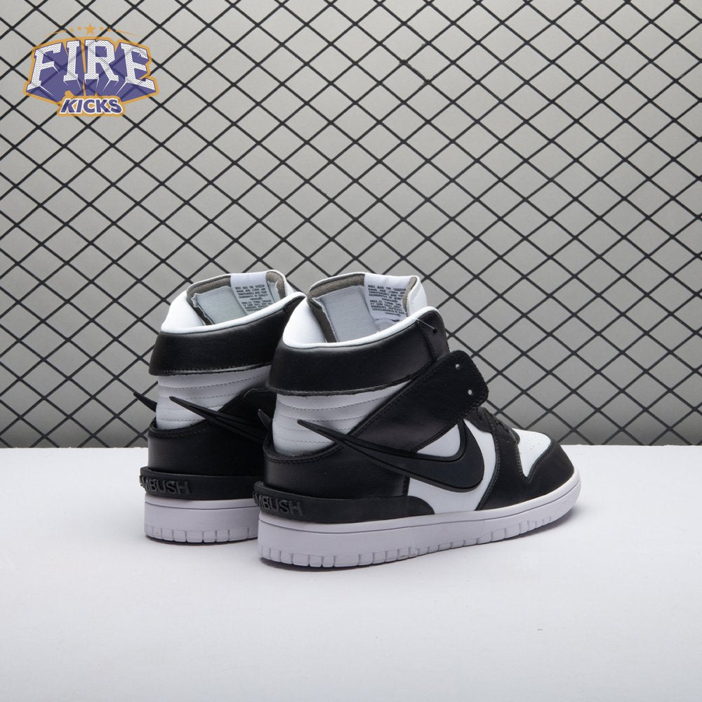 Nike Dunk High AMBUSH Black White Unisex