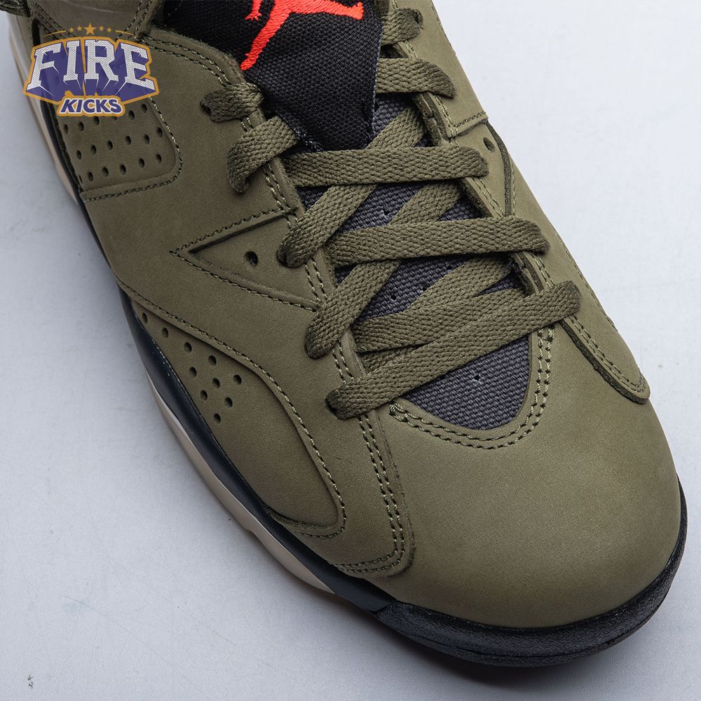 Travis Scott x Air Jordan 6 Retro 'Olive' CN1084 200 Men's