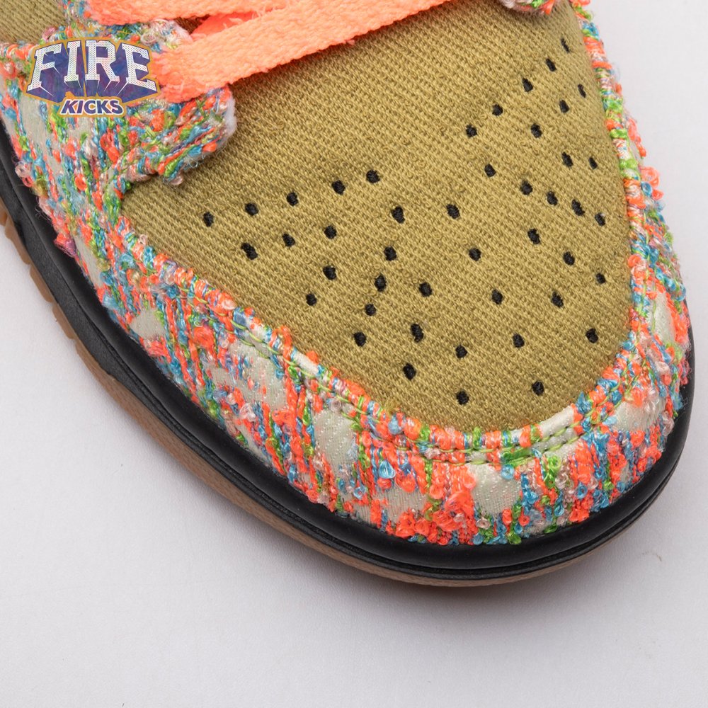 Nike Dunk Low Panda-Monium Green Curry Multi-Color IB2263-300 Unisex