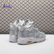 Jordan 6 Retro PSG Paris Saint-Germain Silver IQ5135-001 Men's