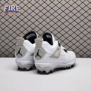 Air Jordan 4 Retro TD Cleat White Cement HQ0207-106 Men's