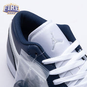 Jordan 1 Low Wolf Grey Midnight Navy 553558-141 Unisex