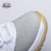 Jordan 11 Retro White Metallic Silver AR0715-100 Unisex