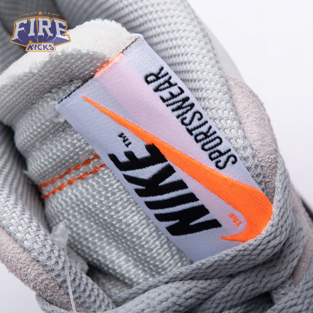 Nike Blazer Mid Off-White Wolf Grey Serena Queen AA3832-002 Unisex