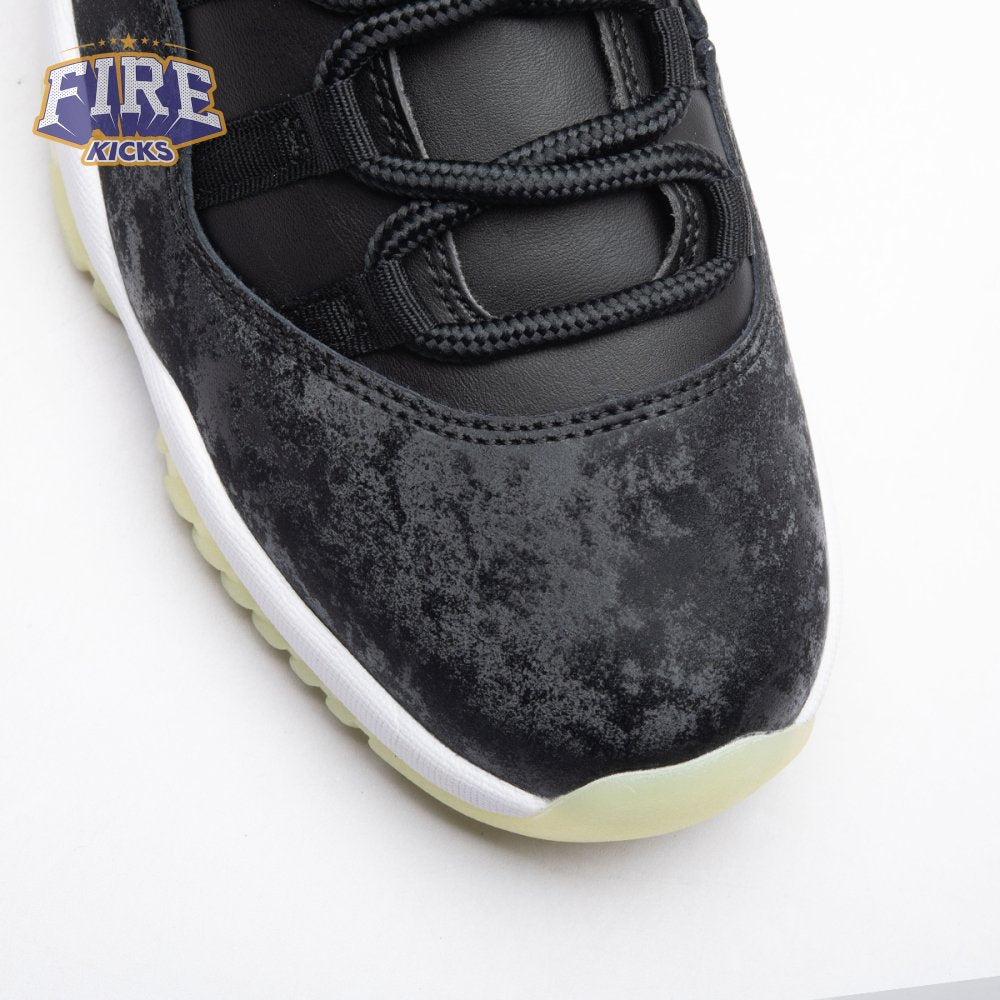 Jordan 11 Retro Black Barely Volt IB1378-001 Unisex