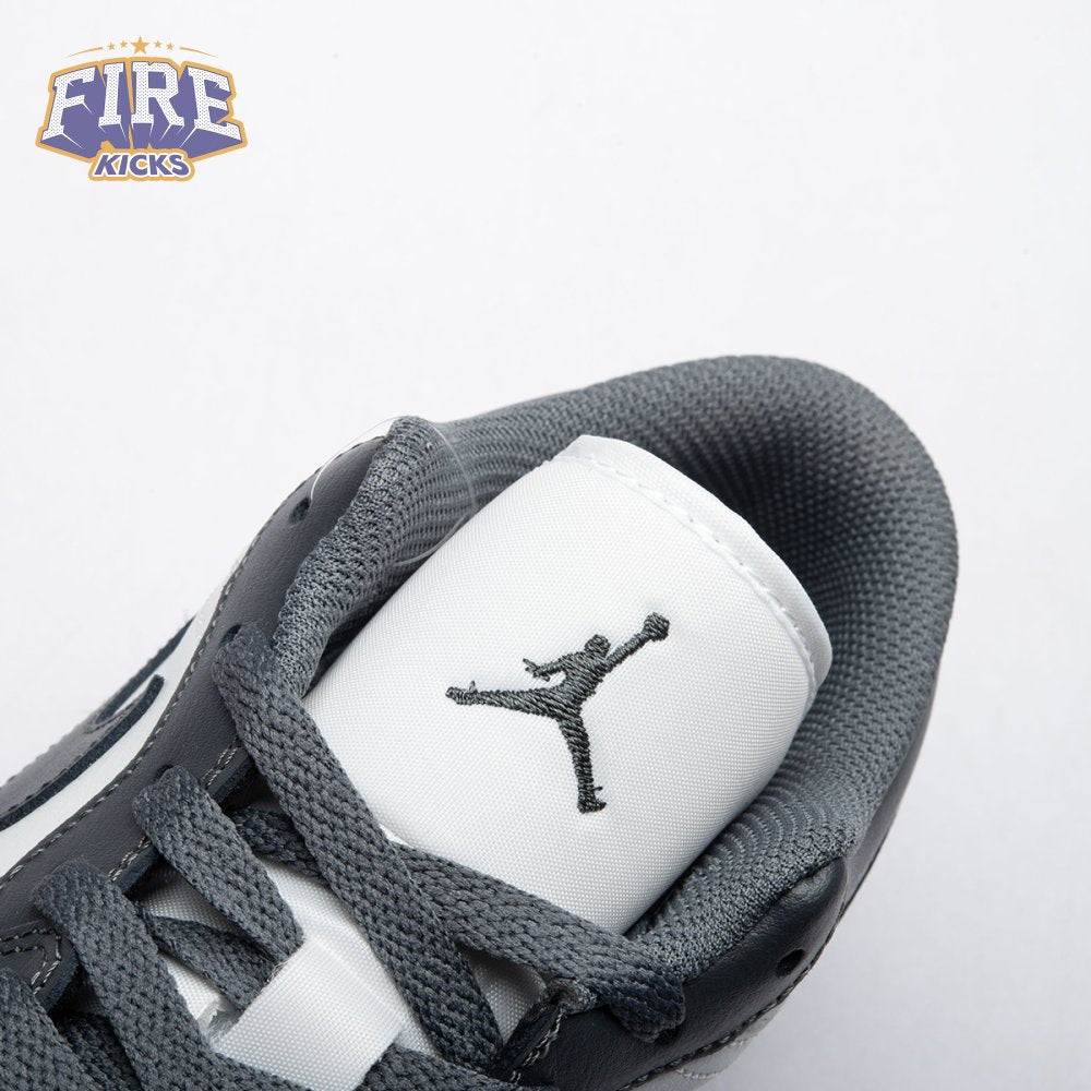 Jordan 1 Low Grey White 553558-044 Unisex