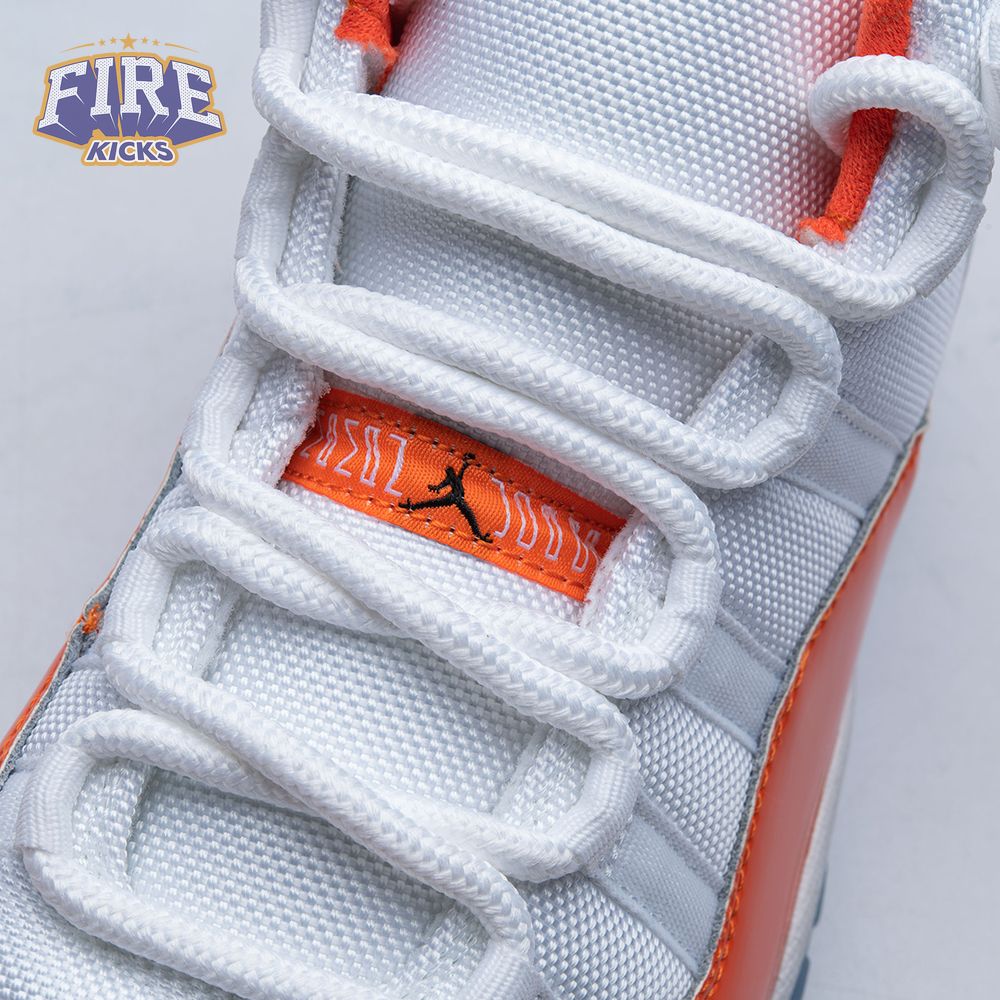 Air Jordan 11 Retro High 72-10 White Orange Men's
