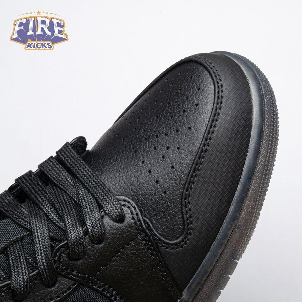 Jordan 1 Low Black White Dark Smoke Grey Unisex