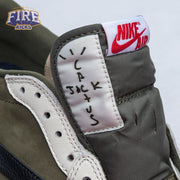 Travis Scott x Air Jordan 1 Low OG Medium Olive DM7866 200 Unisex