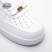 Nike Air Force 1 Low '07 Next Nature Triple White Bulbous Swoosh HF2014-100 Unisex