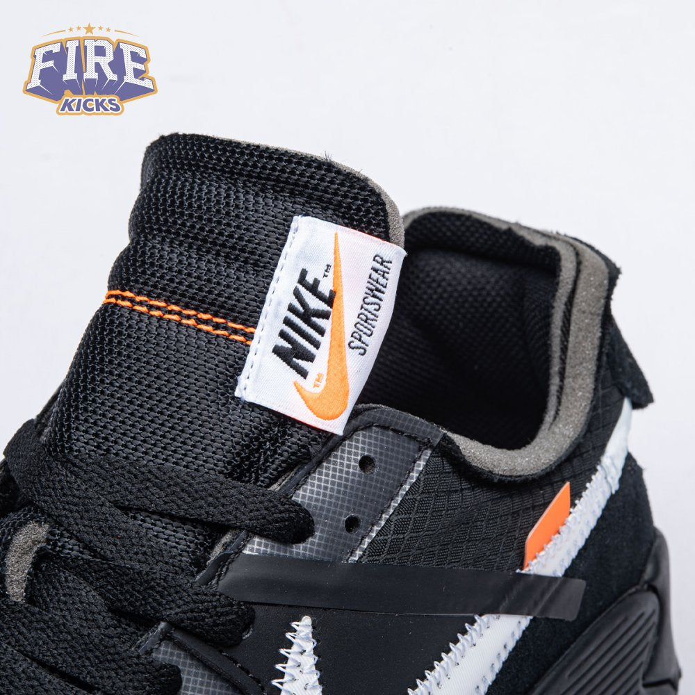 Nike OFF-WHITE x Air Max 90 White Black Men's