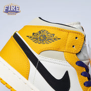 Air Jordan 1 Mid SE Lakers 852542-700 Unisex