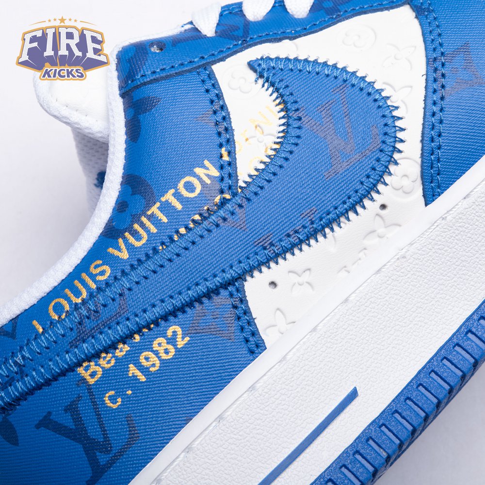 Nike Air Force 1 Low By Virgil Abloh White Royal Unisex