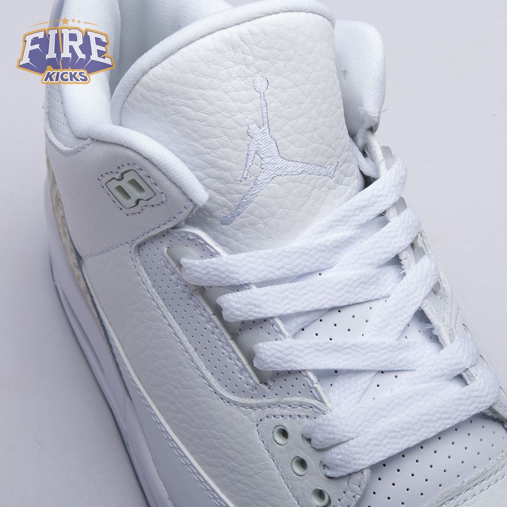 Jordan 3 Retro Pure White 136064-111 Unisex