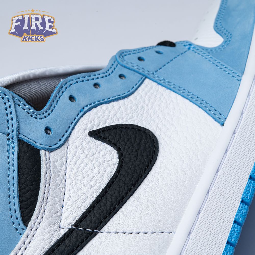 Jordan 1 Retro High White University Blue Black Unisex