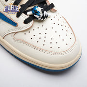 Jordan 1 Retro Low OG SP Fragment x Travis Scott Sail Military Blue DM7866-104 Unisex