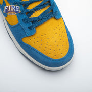 Nike Dunk Low SE Panda-Monium Court Blue Yellow Ochre Suede IH7648-700 Unisex
