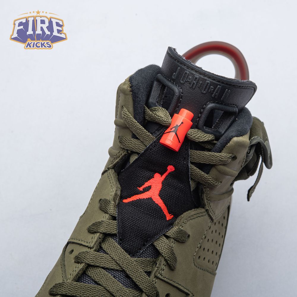 Travis Scott x Air Jordan 6 Retro 'Olive' CN1084 200 Men's