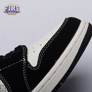 Travis Scott x Fragment Design x Air Jordan 1 Low OG SP Black Off White Grey LX1988-200 Unisex