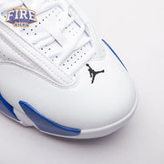 Jordan 14 Retro White Hyper Royal 487471-104 Men's