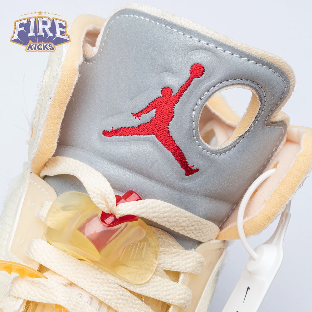 OFF-WHITE x Air Jordan 5 "Sail" Men's