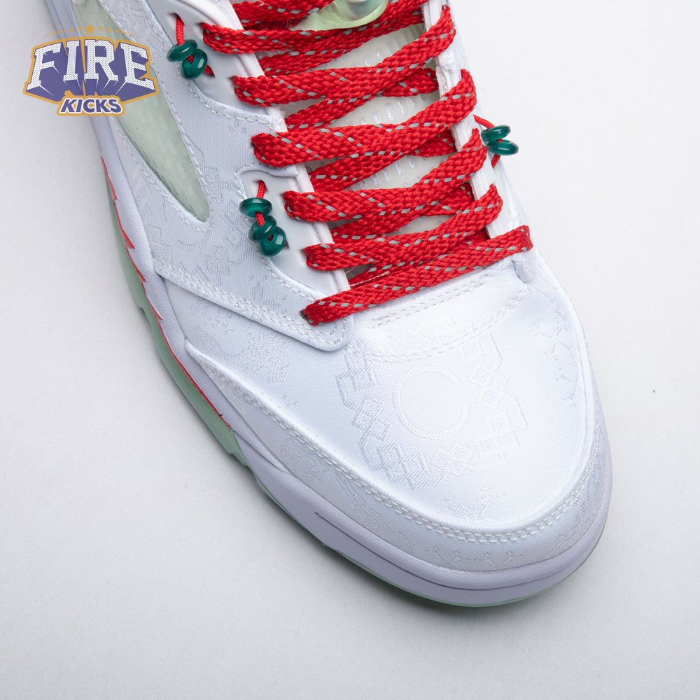 Jordan 5 Retro Low CLOT White Silk 20th Anniversary 1551183 Unisex