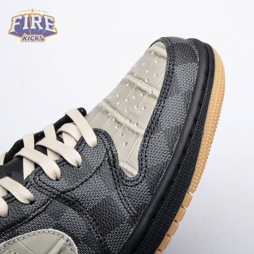 Jordan 1 Low x VL Grey and Black DZ2505-001 Men's