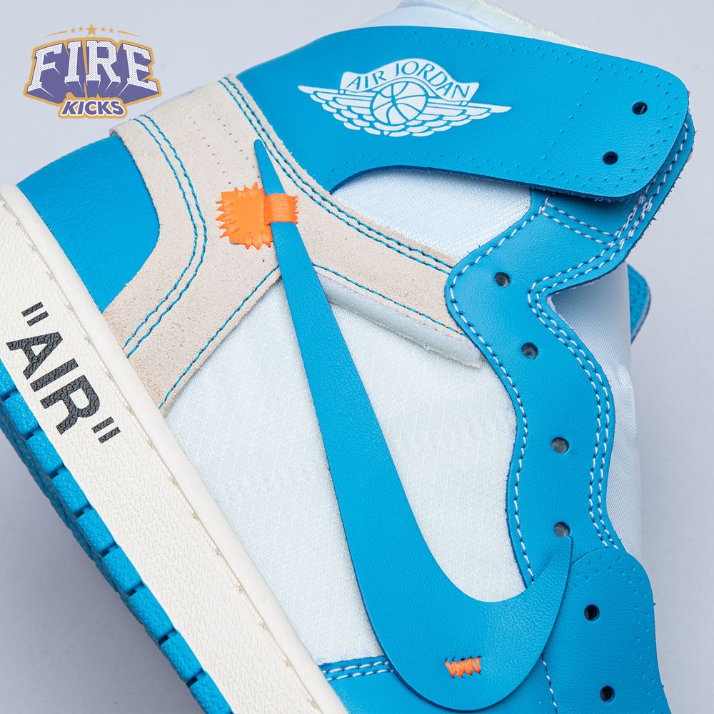 Off-White x Air Jordan 1 Retro High OG 'UNC' Unisex