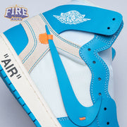 Off-White x Air Jordan 1 Retro High OG 'UNC' Unisex