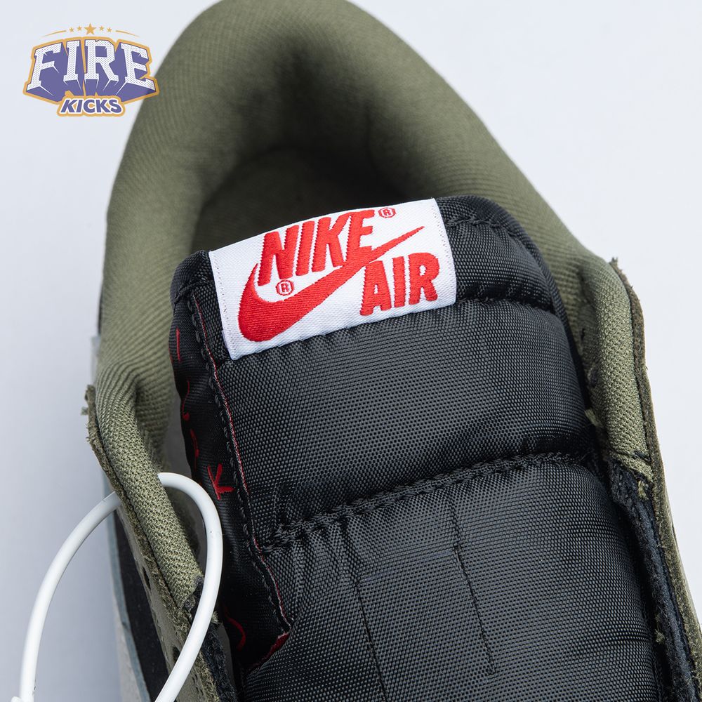 Travis Scott x Air Jordan 1 Low OG Black Olive DM7866-001 Unisex