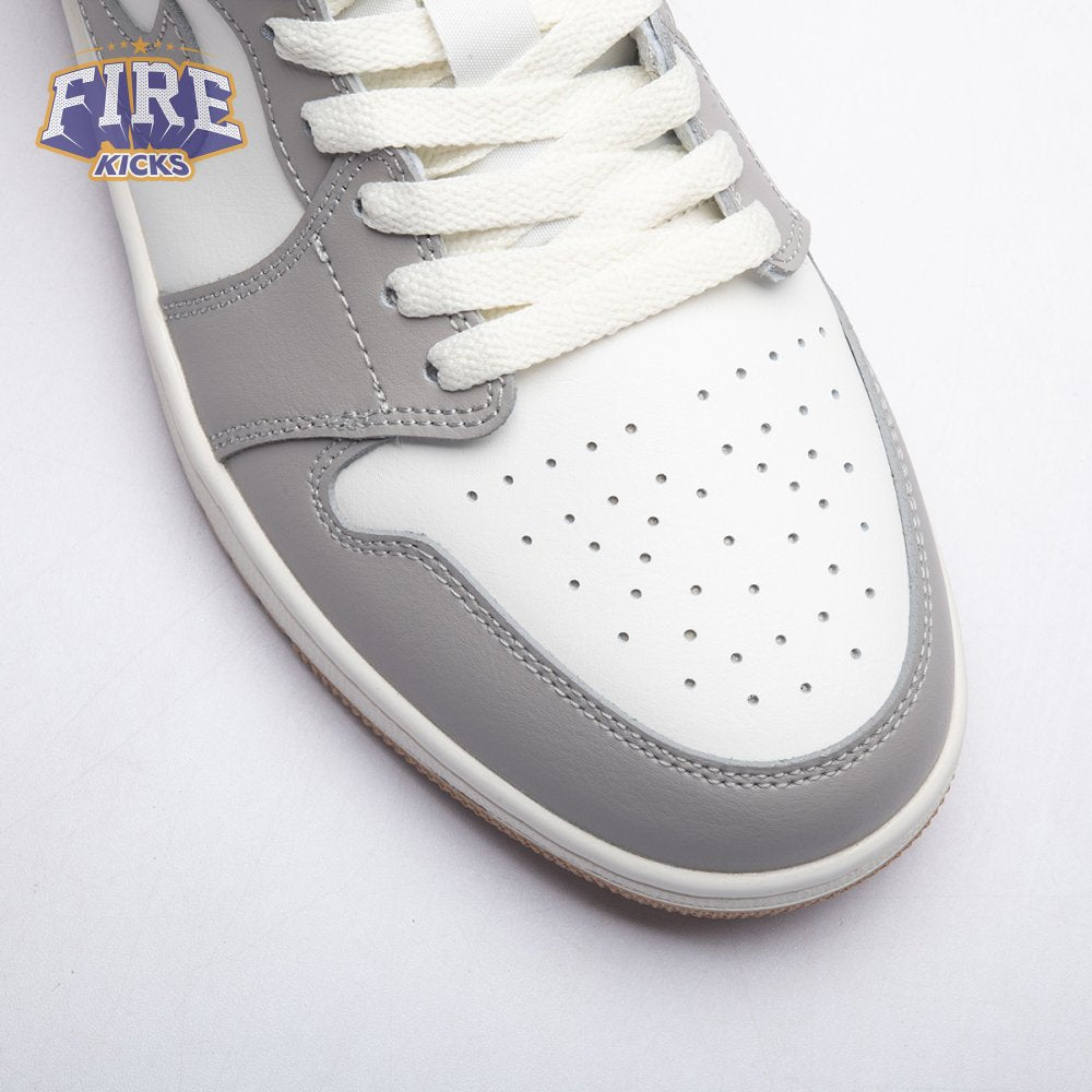 Jordan 1 Low Sail College Grey Rattan 553558-169 Unisex