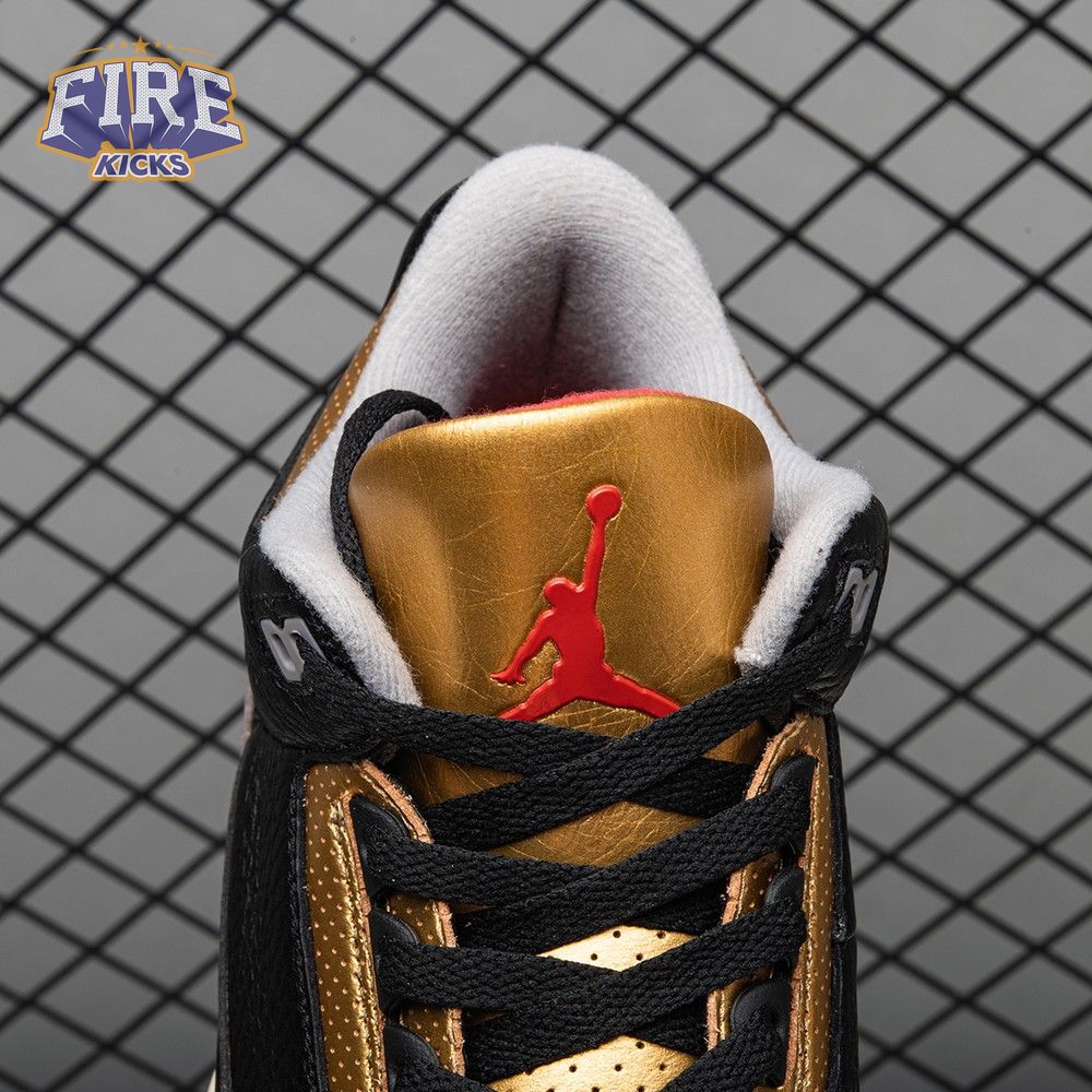 Air Jordan 3 Black Gold Men's