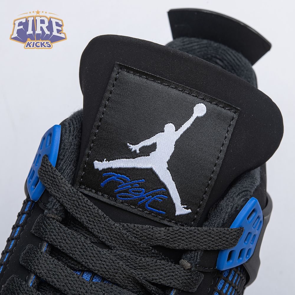 Jordan 4 Retro Black Blue Unisex