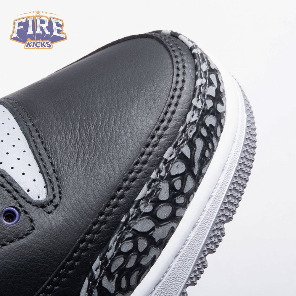 Jordan 3 Retro Black Court Purple CT8532-050 Men's