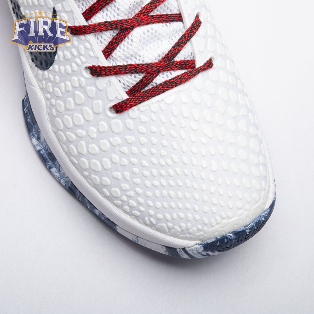 Nike Kobe 6 White Red CW2190-101 Men's