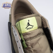 Jordan 1 Retro Low Golf Travis Scott Neutral Olive FZ3124-200 Unisex