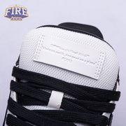 OFF-WHITE Out Of Office OOO Low Tops Black White Red Unisex