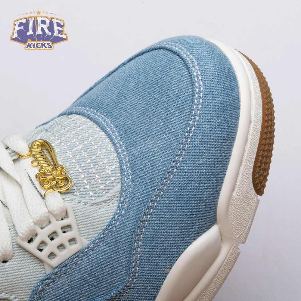 Jordan 4 Retro TEX Denim Worn Blue IB6716-100 Unisex
