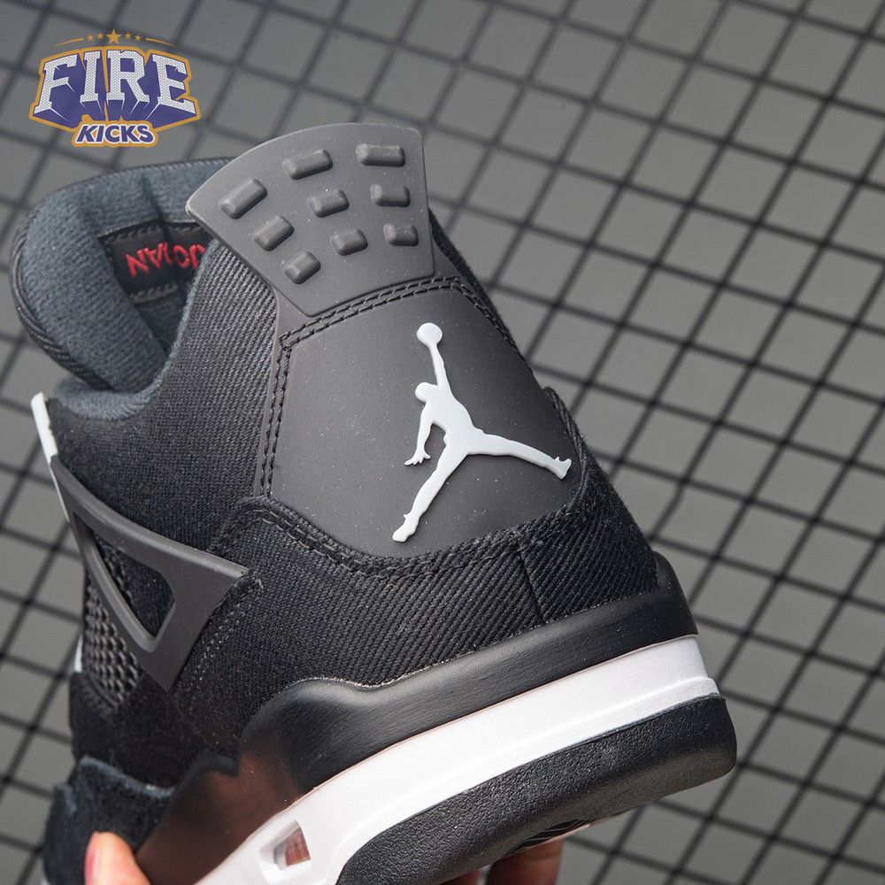 Air Jordan 4 Retro SE Black Canvas DH7138-006 Men's