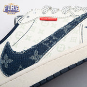 Travis Scott x VL x Jordan 1 Low CX5050-Y16 Unisex