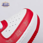 Nike Air Force 1 Low By Virgil Abloh White Red Men's